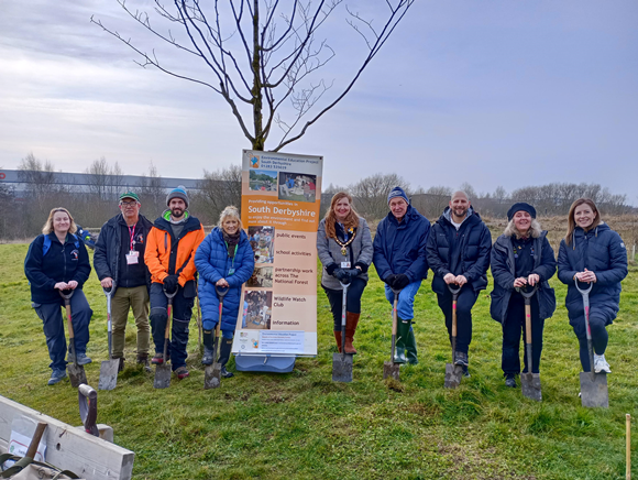 Beat the Street South Derbyshire tree winners dig deep!